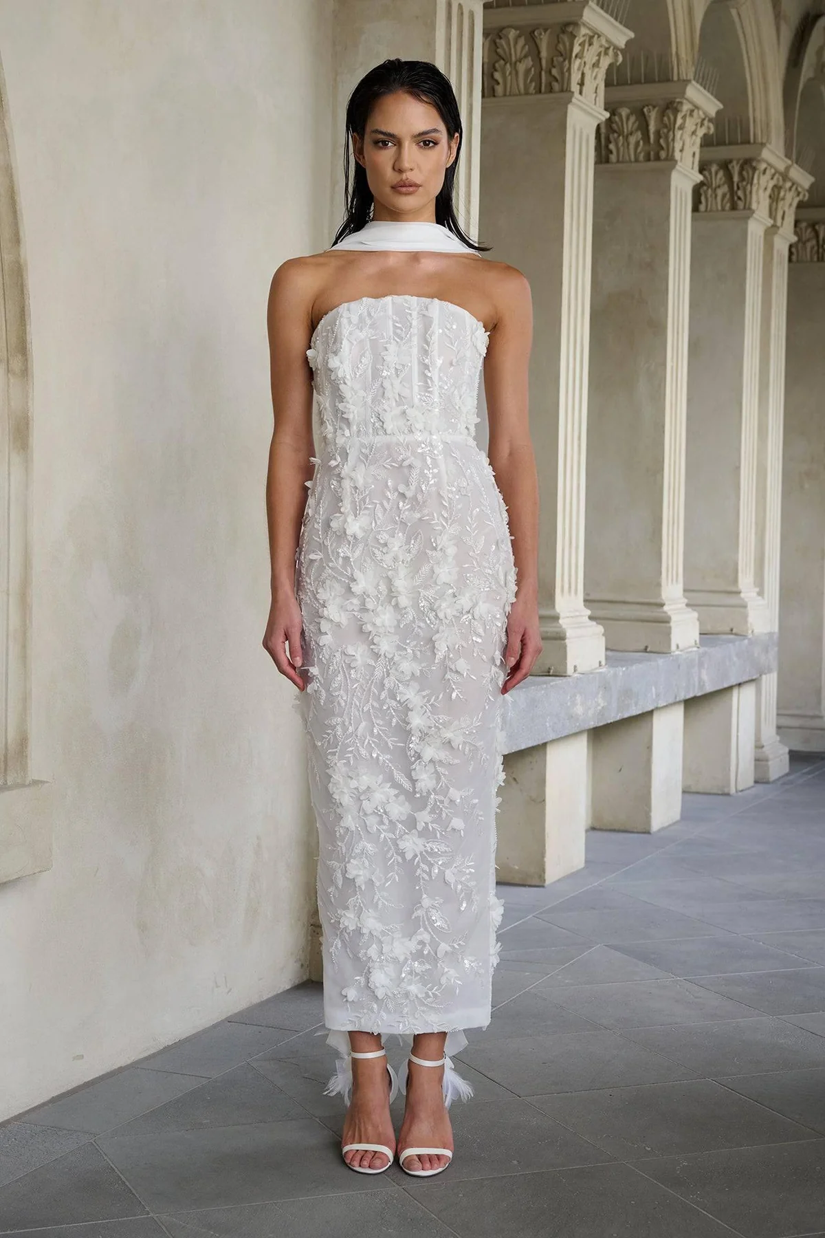 Pauline Floral Sequin Maxi Dress