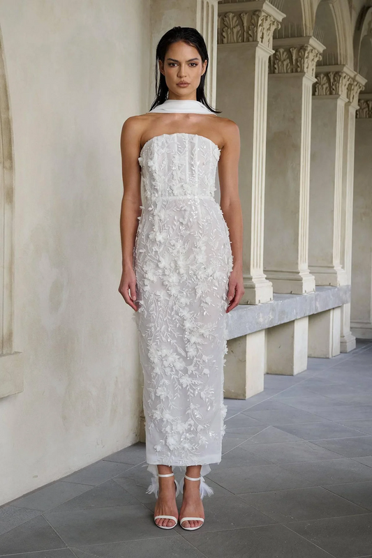Pauline Floral Sequin Maxi Dress