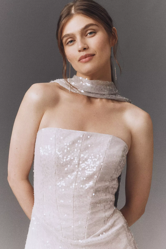 BHLDN Sequin Maxi Dress