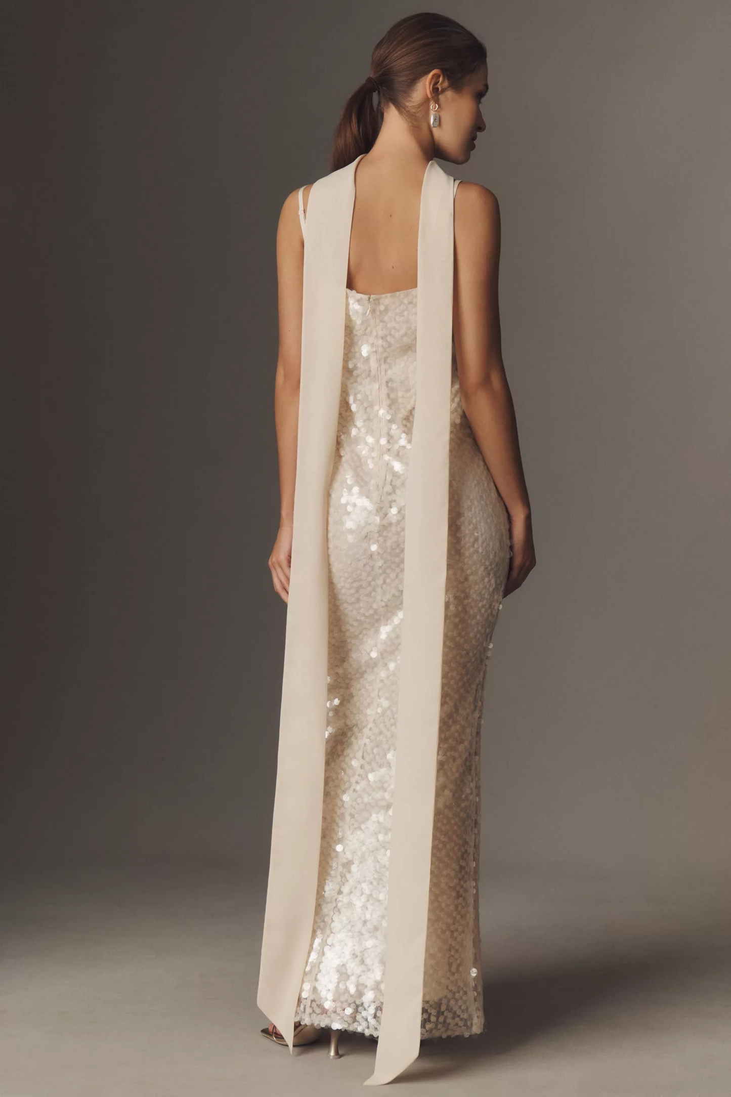 Mare Mare Sequin Column Maxi Dress