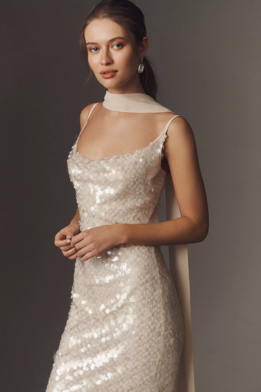 Mare Mare Sequin Column Maxi Dress
