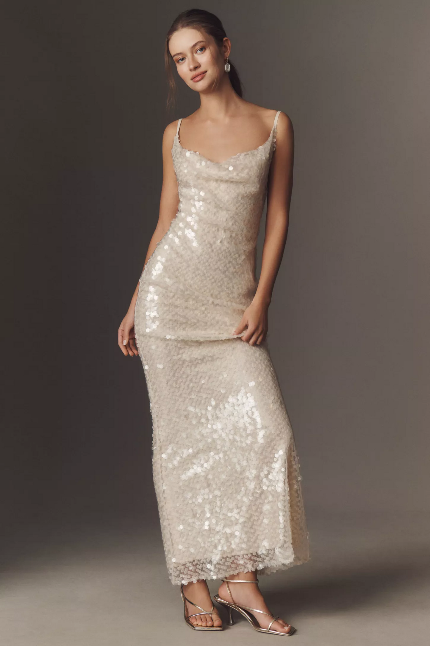 Mare Mare Sequin Column Maxi Dress