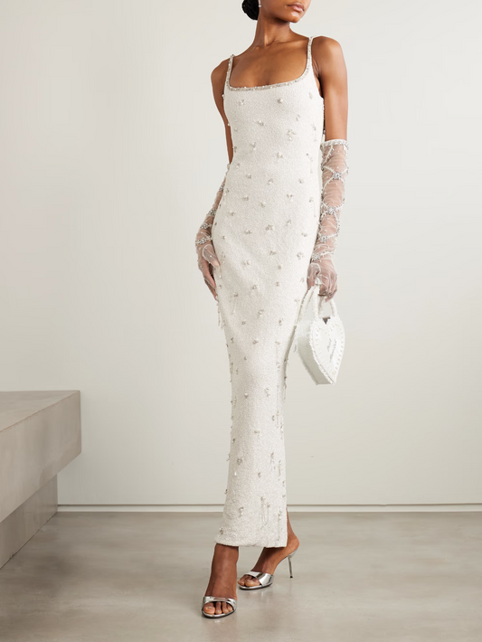 Embellished Droplet Dress