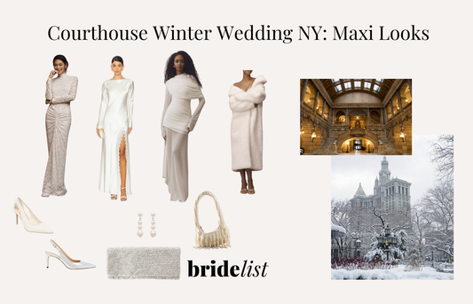 bridal styles for winter nyc courthouse wedding