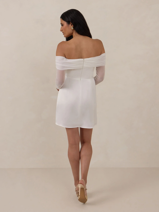 Off Shoulder Mini Dress